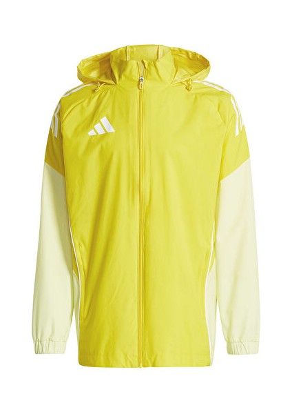 TIRO25C Aw Jkt Erkek Futbol Antrenman Yağmurluk JI8958 Sarı