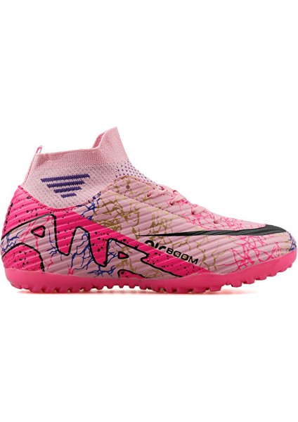 Mhs-Pembe-Mor Erkek Halı Saha Ayakkabısı Pembe