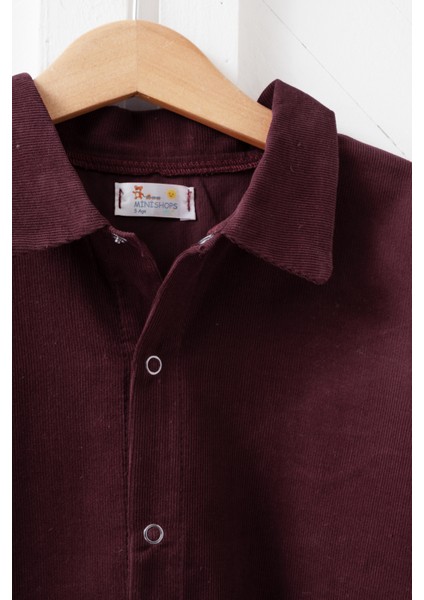 Kız Çocuk Mürdüm Kadife 2'li Takım, %100 Pamuk modelleri