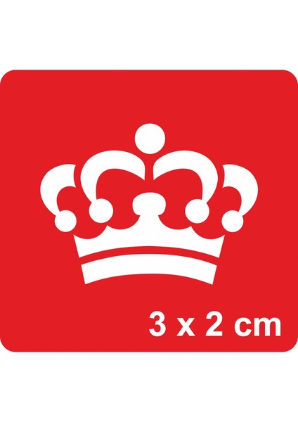 Sultan Tacı Tattoo Geçici Dövme Şablonları Kına Kalıpları