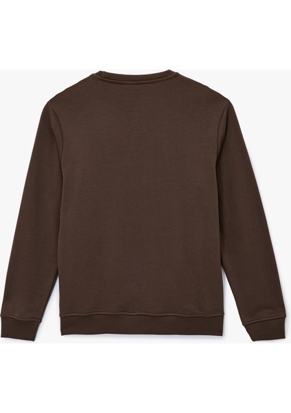 Uzun Kollu Bisiklet Yaka Baskılı Sweatshirt fiyatları