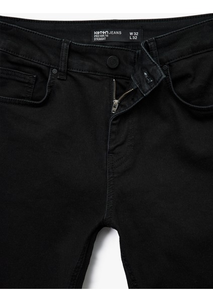 Cepli Normal Bel Straight Fit Jean Pantolon - Mark Jean fırsatları