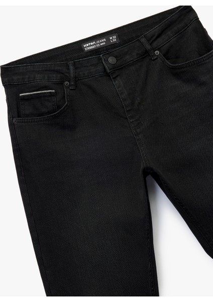 Pamuklu Normal Bel Straight Fit Jean Pantolon - Mark Jean modelleri