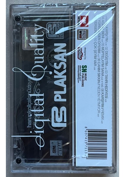 Harun Kolçak Müzisyen Kaset (Jelatininde Sıfır Orijinal Dönem Baskı Kaset) fiyatları