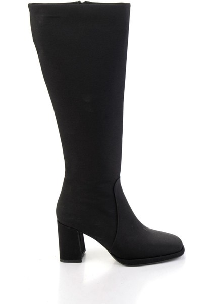 Mat Siyah Kadın Çizme K03527290838