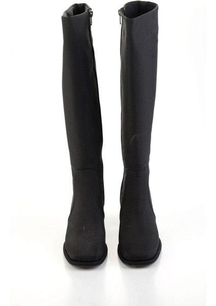 Mat Siyah Kadın Çizme K03527290838 fırsatları