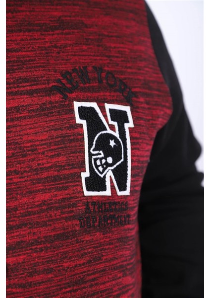 Büyük Beden Erkek College Mont 22728 Bordo