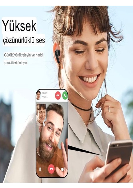 Ipx4 Su Geçirmez Bluetooth Kulakiçi Kulaklık 13 mm Sürücü, 300 Mah, Askı Aparatlı – Siyah modelleri