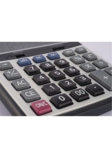 Masaüstü Hesap Makinesi HM-155 12 Haneli Metal Gövde Güneş ve Pil Enerjili modelleri