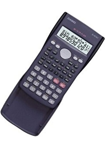 Bilimsel Hesap Makinesi FX-82MS 240 Fonksiyon Gri Renkli 2 Satır Ekran ile modelleri
