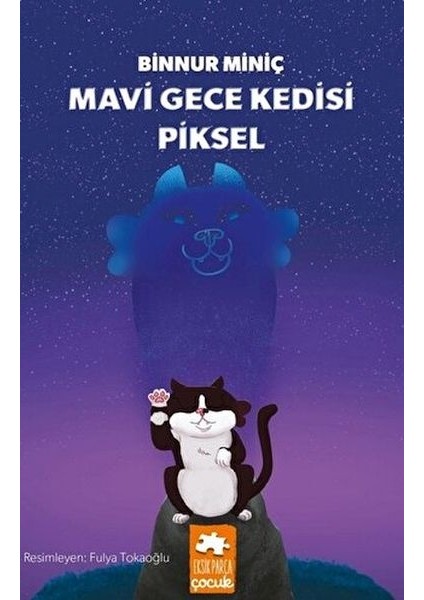 Mavi Gece Kedisi Piksel
