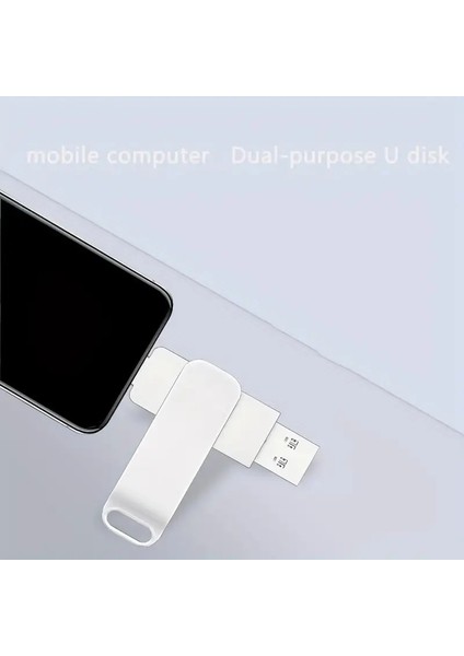 Samsung S21/S22/S23/S24/S25 Xiomi 15 Ultra ve Tüm Type-C Girişli Android Telefonlarla Uyumlu Fotograf Video Aktarım Flaş Bellek 100 GB