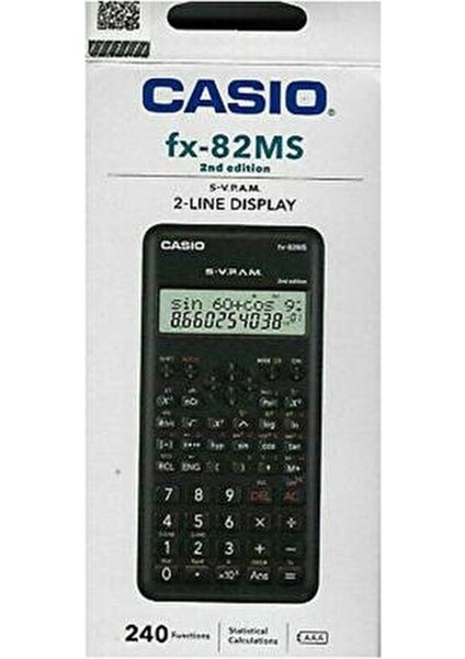 Bilimsel Hesap Makinesi FX-82MS 2. Versiyon S-VRAM Ekranlı Kullanışlı Tasarım modelleri