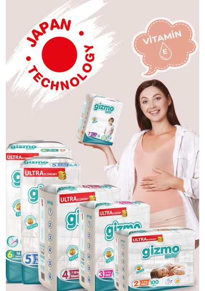 Bebek Bezi Ultra Eco Paket 4 Numara Maxi 80 Adet indirimleri