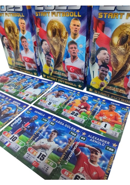 Start Futbol 50 Jelatinli Poşet - 150 Adet Futbolcu Kartı + Mini Oyuncak ve Şeker Hediye Oyun Kağıtları modelleri