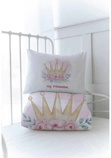 Organik Baskılı Bebek Boy (100X150) Yorgan Seti - For Baby Serisi - Little Princess modelleri