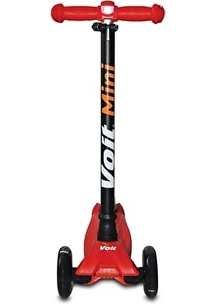 218 Çocuk Scooter Kırmızı Renk 3 Tekerlekli Işıklı 2+ Yaş İçin Eğlenceli indirimleri