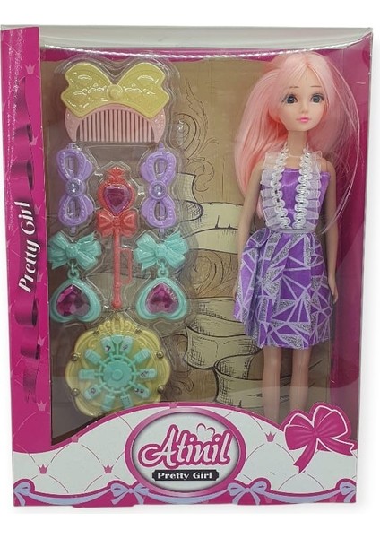 Prenses Bebek Makyaj Seti - Mor