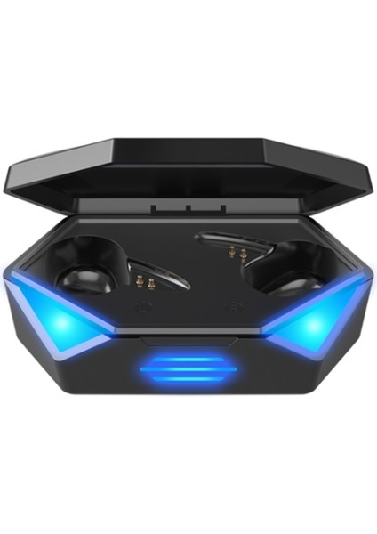 G20 Profesyonel Kablosuz RGB Işıklı Oyuncu Kulaklığı Bluetooth 5.3 Kulakiçi Siyah Renk Çift Mikrofonlu Su ve Toz Geçirmez Özel LED Işıklı Tasarım