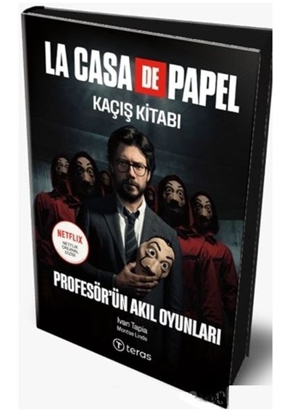 La Case De Papel Kaçış Kitabı - Profesör'ün Akıl Oyunları (Ciltli) (Maske Hediyeli)