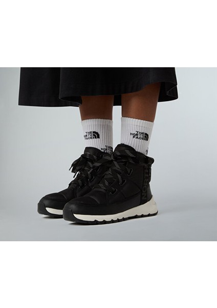 W Thermoball Lace Up Luxe Wp Kadın Kar Botu NF0A817WKT01 Siyah fiyatları