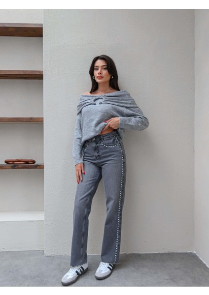 Zımba Detay Paça Kesik Jean fiyatları