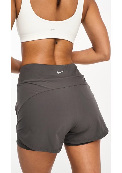 Training Bliss Dri Fit 3" 2n1 Short Kadın 3 Cepli Taytlı 8cm Şort Antrasit fiyatları