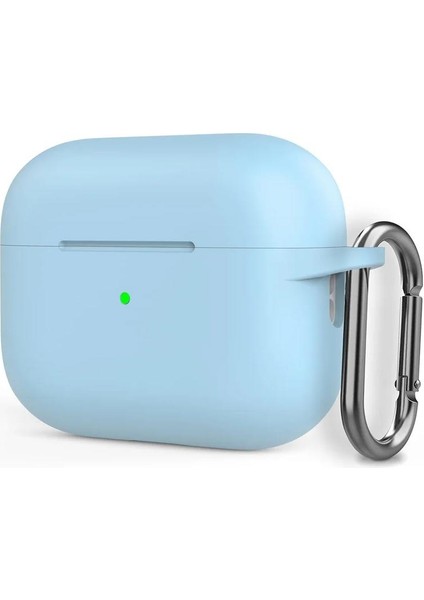 Aırpods 3 Kılıf Sense Silikon Açık Mavi