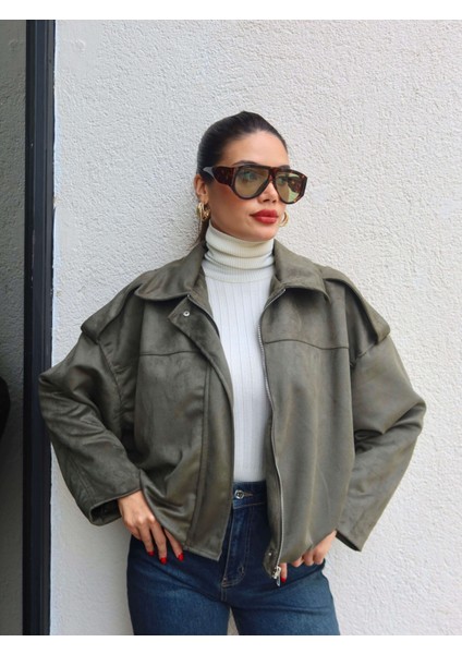 Scuba Süet Bomber Ceket