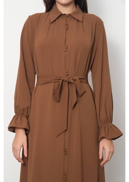 1192 Maxmu Kaplama Düğmeli Elbise fırsatları