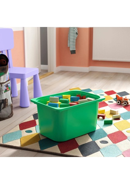 Trofast Saklama Kutusu Parlak Yeşil 42 x 30 x 23 cm modelleri