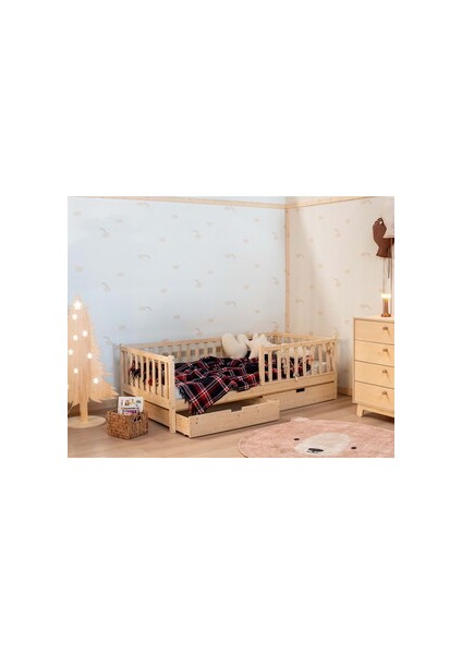 Montessori Yatak Çekmeceli 90 x 190 fiyatları