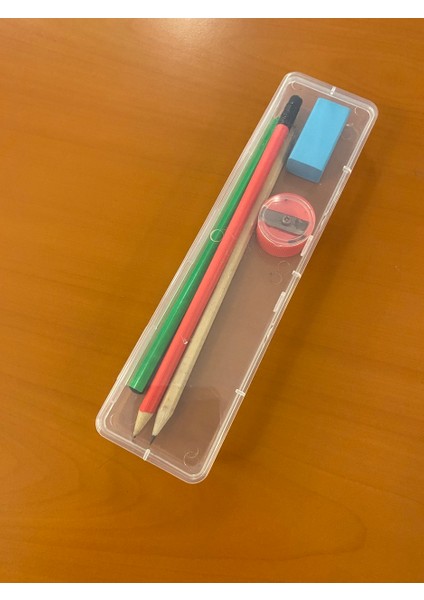 Plastik Kalem Kutusu Şeffaf