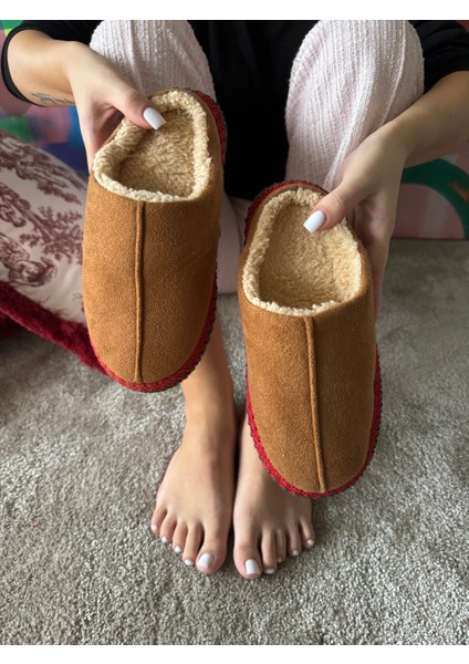 Kadın Sessiz Taban Yumuşak ve Hafif Örgü Desenli Peluş Ev Terliği fırsatları