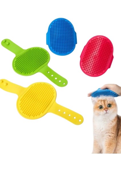 Hayvan Tüy Toplama ve Köşe Kaşınma Silikon Fırçası | Kedi Köpek Yıkama Fırçası fiyatları