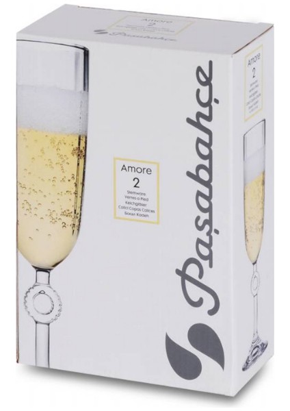 Paşabahçe 440313 Amore 2li Ayaklı Kadeh Su Meşrubat Bardağı 150 cc