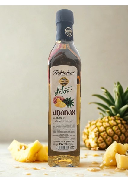 Ananas Sirkesi Detox 500 ml Koruyucu Içermez Katkısız fiyatları