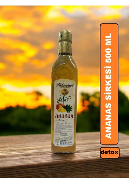 Ananas Sirkesi Detox 500 ml Koruyucu Içermez Katkısız modelleri