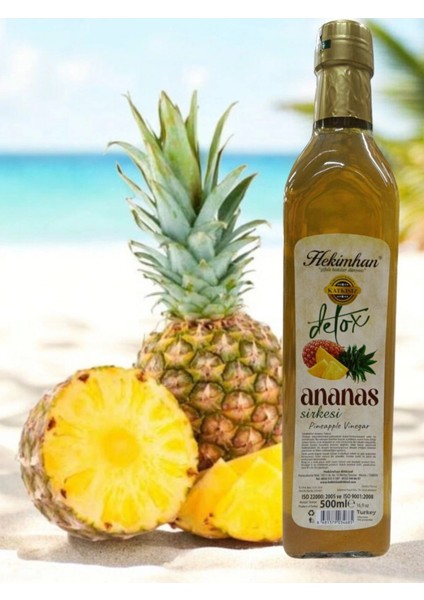 Ananas Sirkesi Detox 500 ml Koruyucu Içermez Katkısız indirimleri