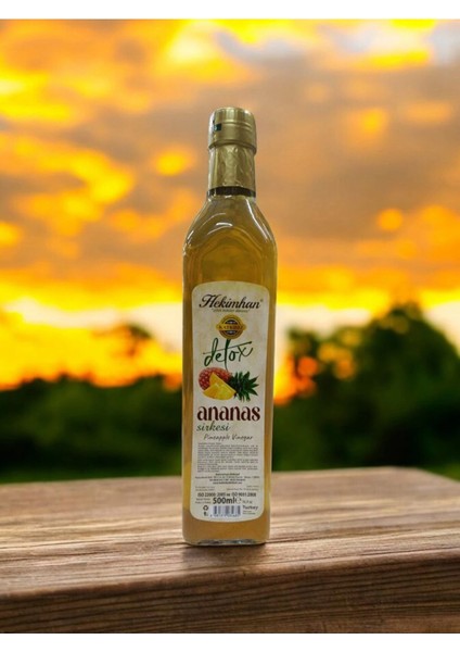 Ananas Sirkesi Detox 500 ml Koruyucu Içermez Katkısız