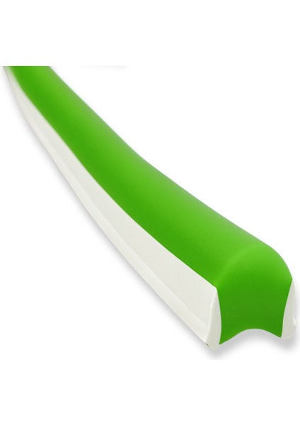 Yeşil 6mm İkinci Nesil Silikon Neon LED Şerit Kılıfı 5 Metre Difüzör Tüp (LED Hariç)