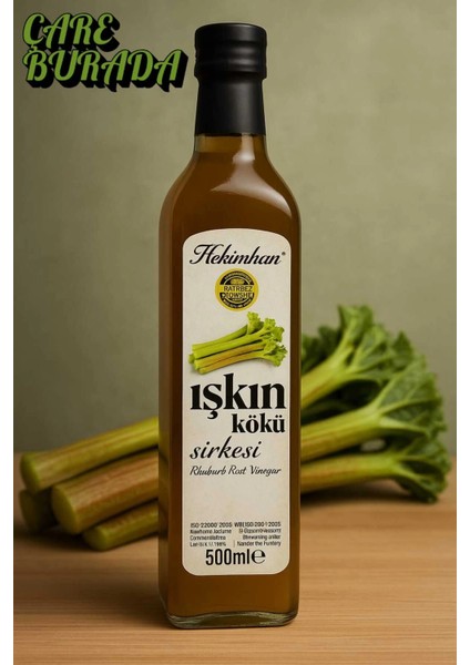 Işgın Kökü Sirkesi 500 ml - Katkısız Doğal Fermente Sirke