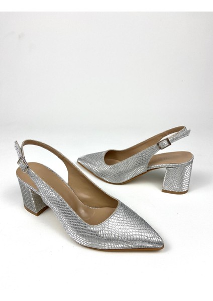 Desenli 6 cm Kalın Topuklu Ayakkabı 01496 fiyatları