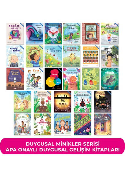 Duygusal Minikler Serisi – Apa Onaylı Duygusal Gelişim Kitapları