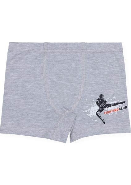 Erkek Çocuk Pamuklu Baskılı Rahat Kesim Likralı Boxer 3'lü Paket 3522 Renkli fırsatları