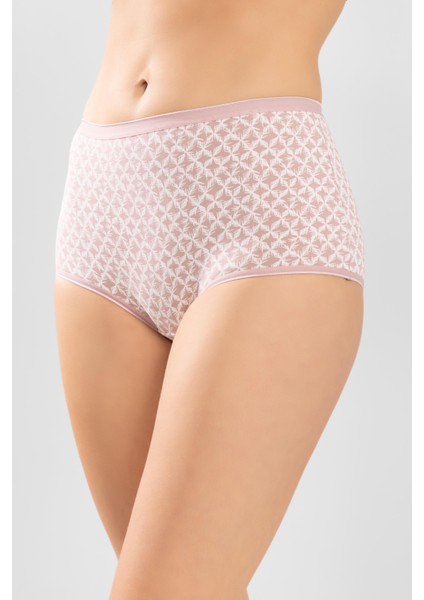 Kadın Yüksek Bel Pamuklu Desenli Bato Külot 3'lü Paket 8280 Consen Renkli fırsatları