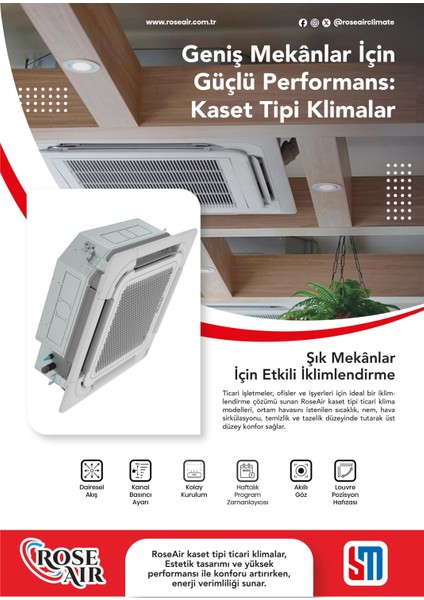 Kaset Tipi Klima (220V) modelleri