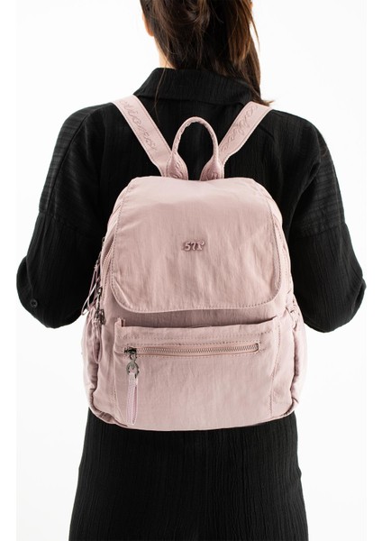 Yumuşak Dokulu Ultra Hafif, Esnek ve Su Geçirmez Polyamid Kumaş sırt Çantası Lacivert Model: (571-13-14B) fiyatları