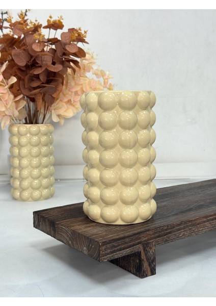 Mıen Bubble Seramik Vazo 21 cm