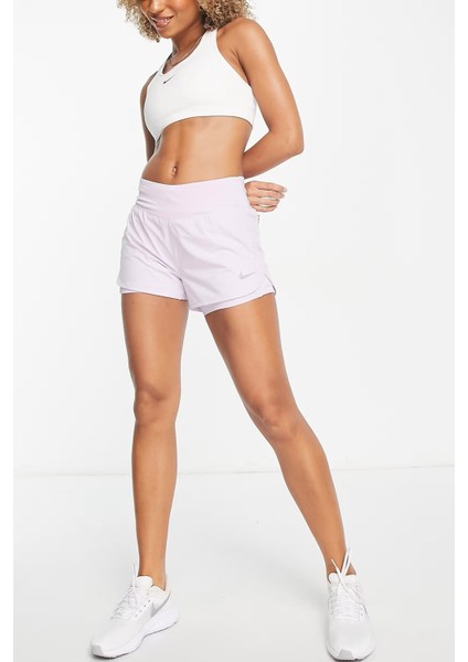 Eclipse Flex 2 In 1 Running Shorts Taytlı Koşu Antrenman Şortu Lila fırsatları